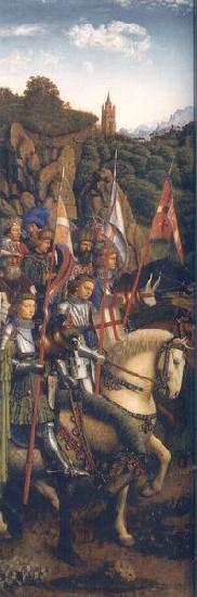 Jan Van Eyck The Ghent Altarpiece: Knights of Christ oil painting image